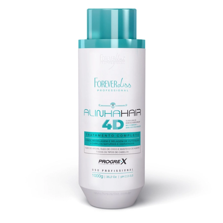 Produto AlinhaHair 4D Realinhamento Capilar 1000g - Forever Liss