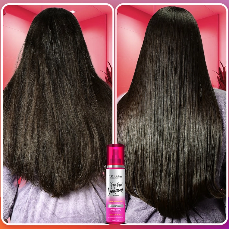 Produto Bye Bye Volume e No Frizz Liso Mágico Forever Liss 200ml