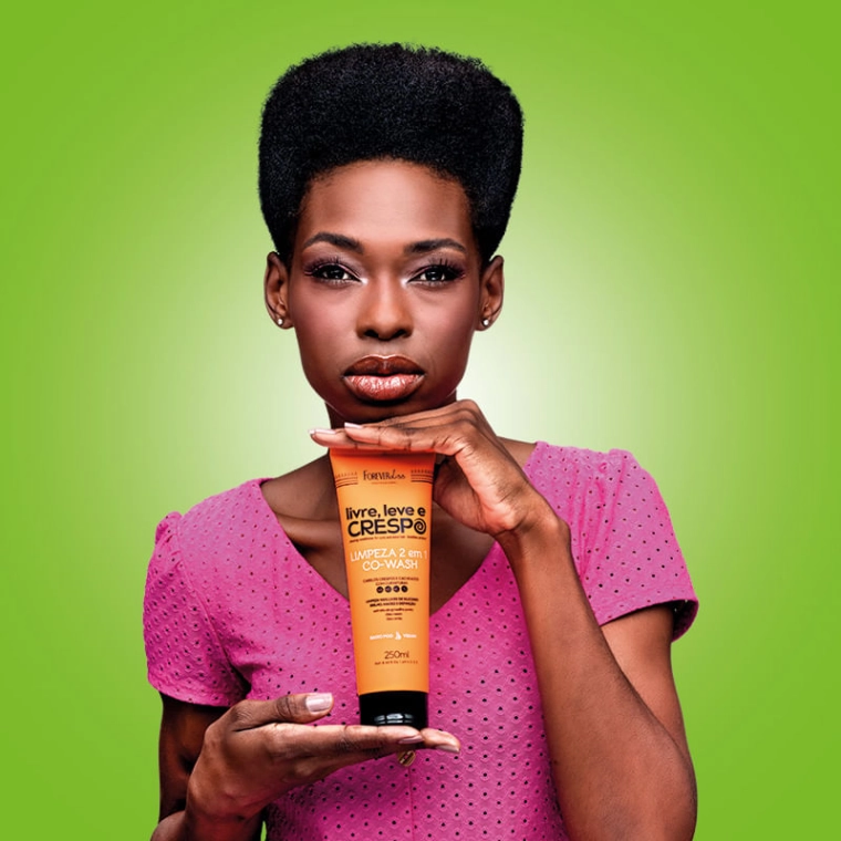 Produto Co-Wash Limpeza 2 em 1 Livre Leve e Crespo Forever Liss 250ml