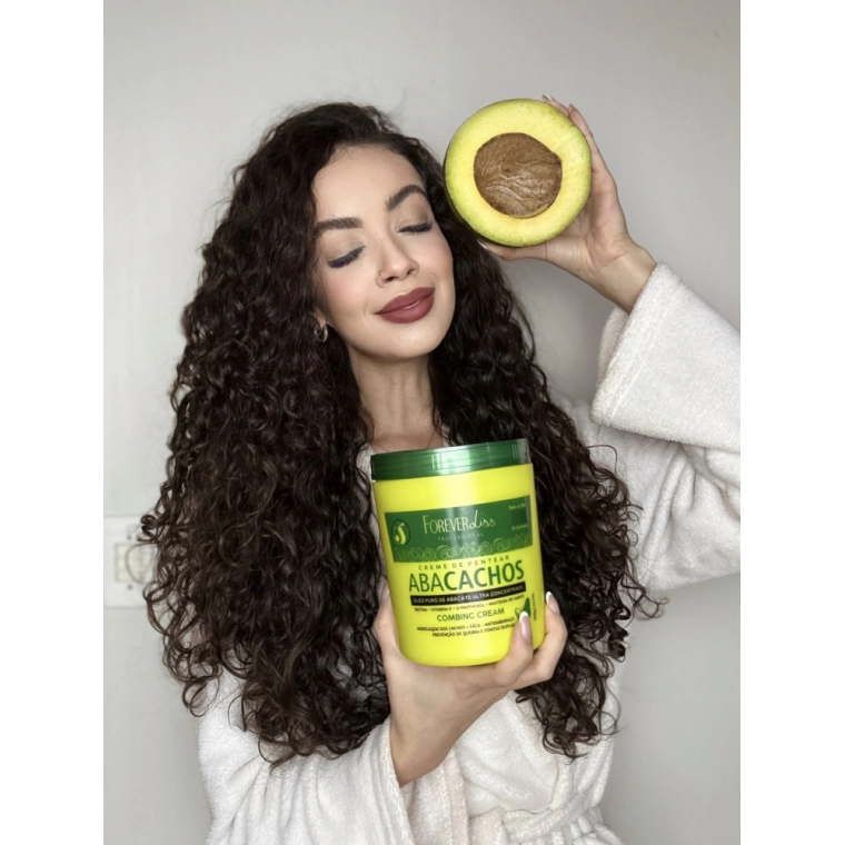Produto Creme de Pentear para Cacheadas Abacachos 950g Forever Liss