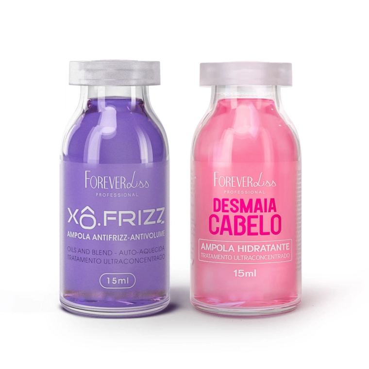 Produto Kit de Ampola Xô Frizz e Desmaia Cabelo 2.0 Forever Liss