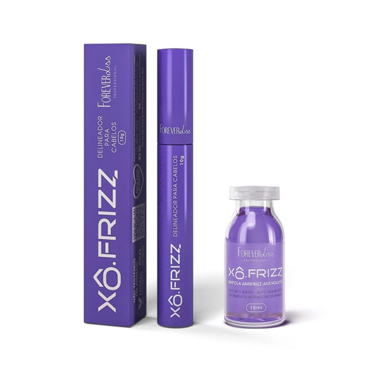 Produto Kit Modelador de Fios e Ampola Capilar Xô Frizz Forever Liss