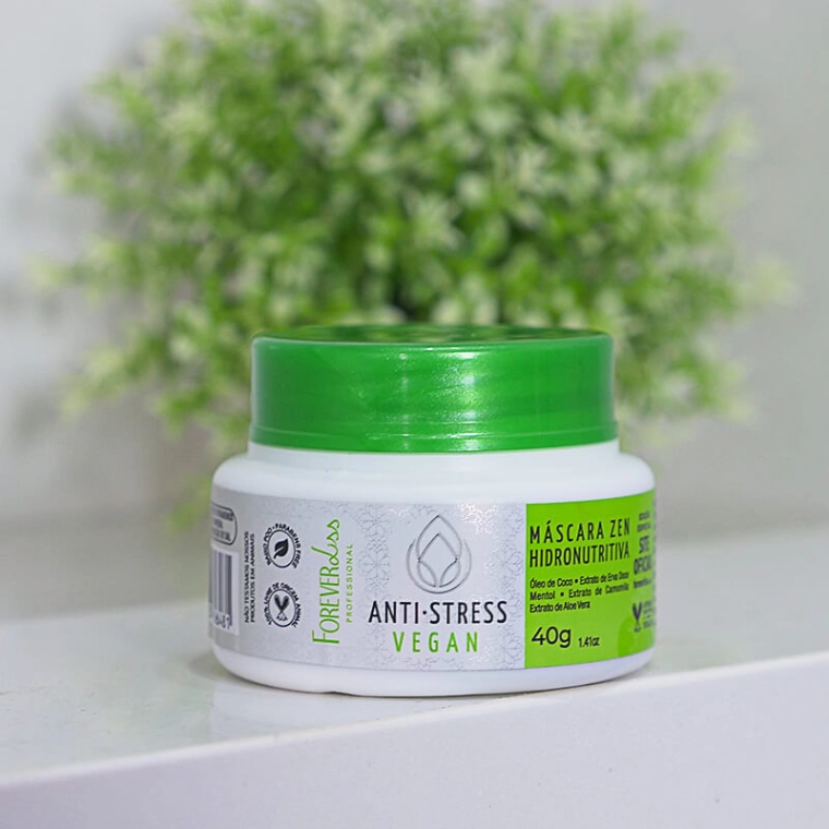 Produto Mini Máscara Zen Anti-Stress Vegan Forever Liss 40g