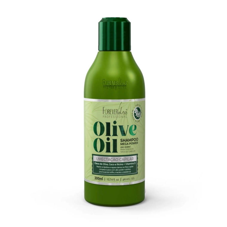 Shampoo Olive Oil Mega Power Forever Liss 300ml Produto Shampoo Olive Oil Mega Power Forever Liss 300ml