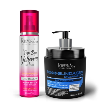 Produto - Kit Bye Bye e Máscara Blindagem Forever Liss
