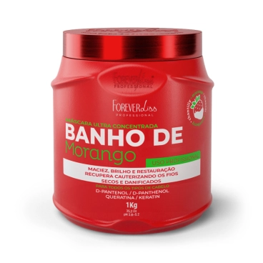 Produto - Máscara Banho de Verniz Morango Forever Liss 1kg